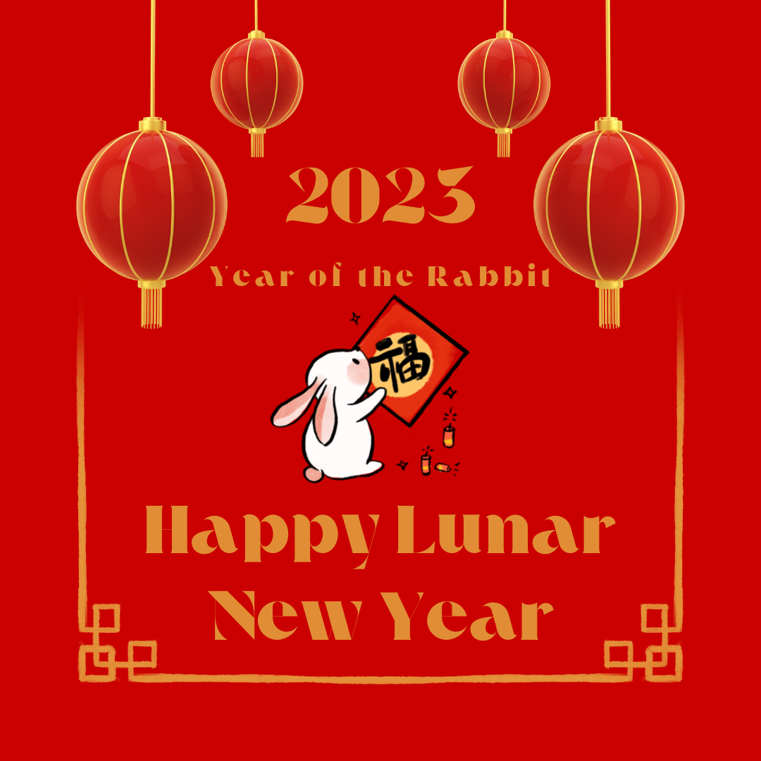 Happy Lunar New Year! From the TCB Family to yours, we wish you happiness, success, and fortune in the Year of the Rabbit!